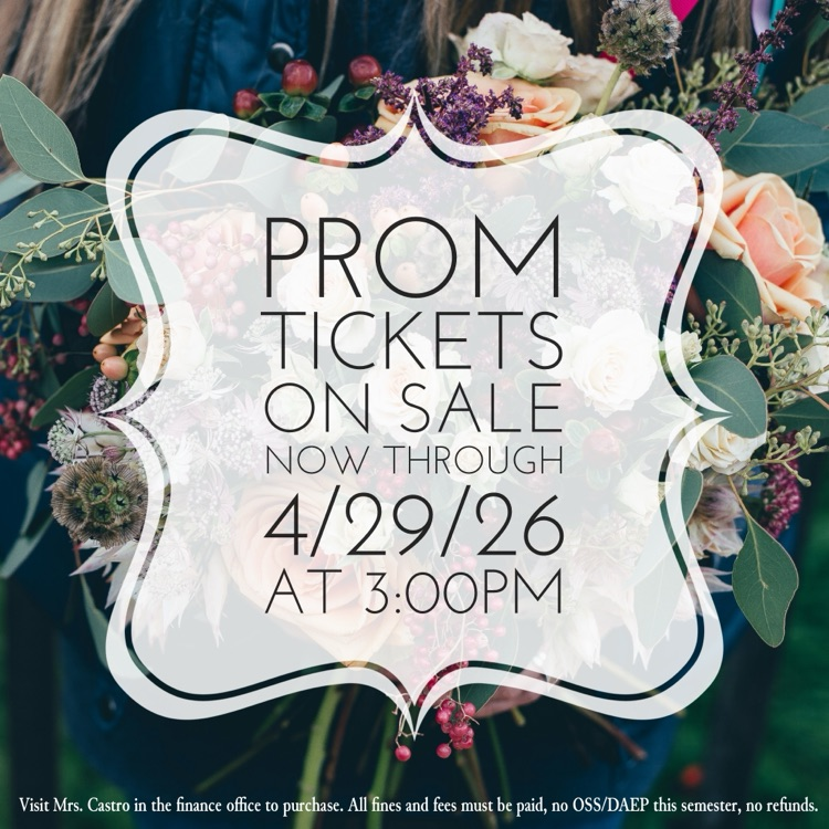 prom tickets on sale now