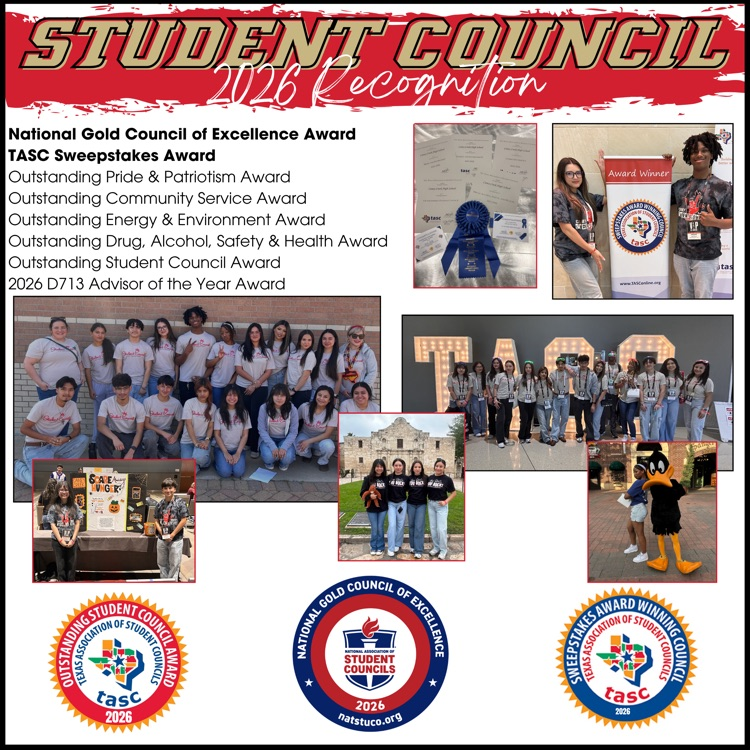 student council earns recognition 