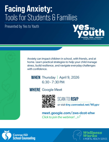 Join the webinar to learn about managing stress for students.