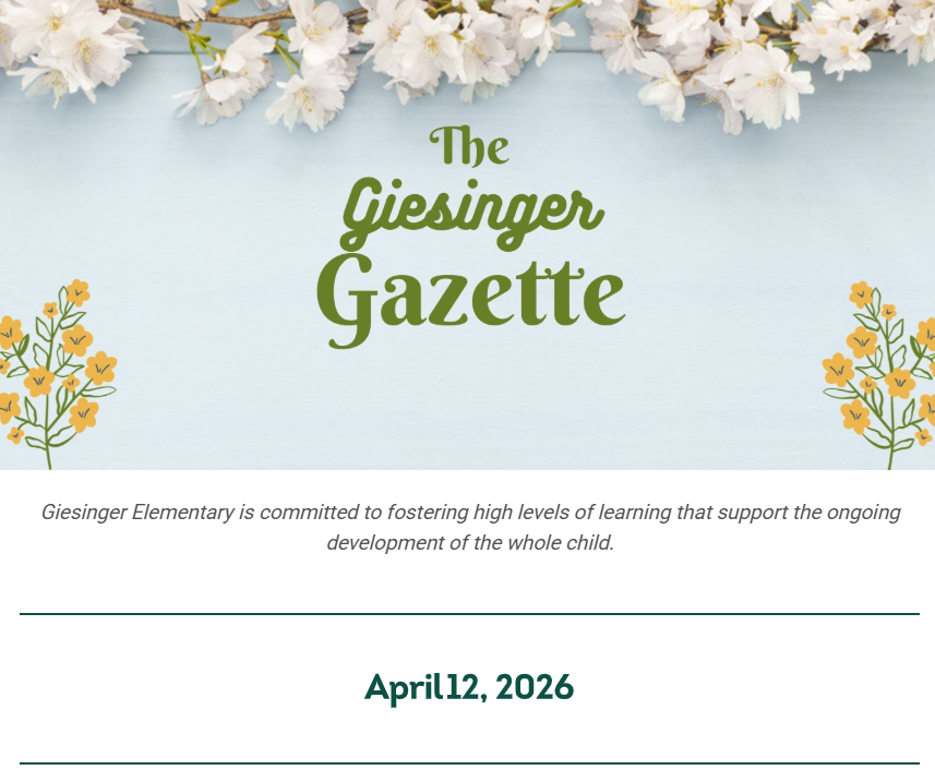 Giesinger Gazette April 12th