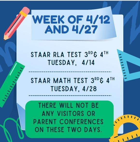 STAAR Testing Dates