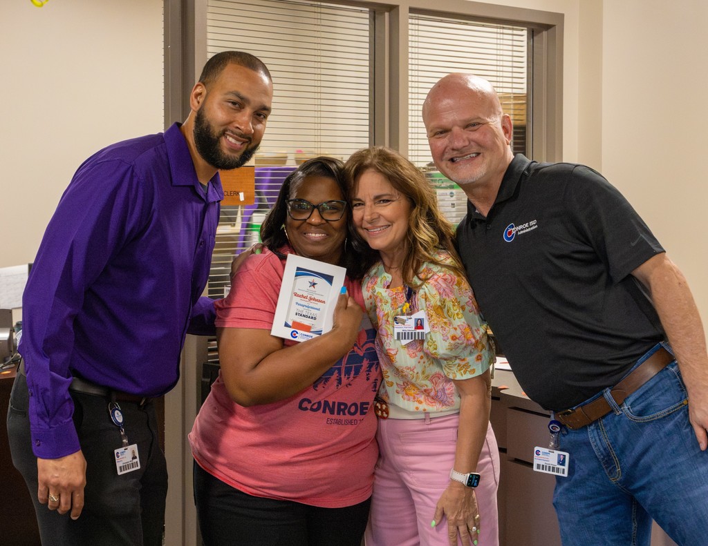 Congratulations Ms. Johnson, our Texas Standard  recipient.