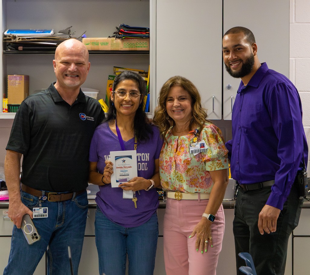Congratulations Ms. Mercado,  our Texas Standard  recipient.