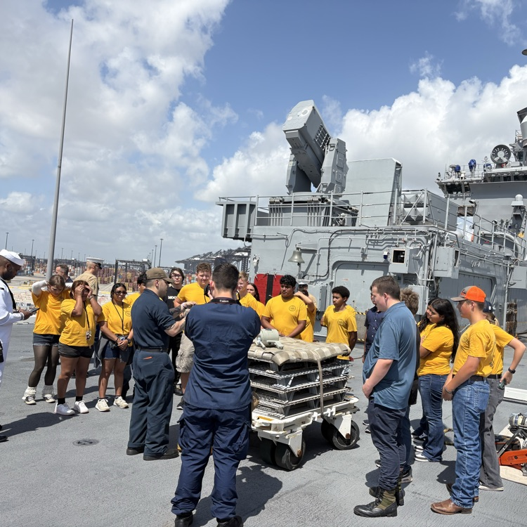 NJROTC on a field trip