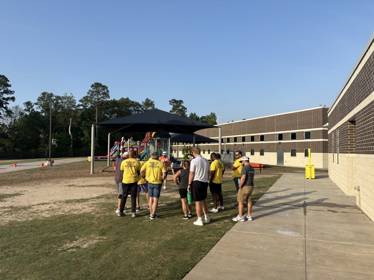 Our Watch Dogs getting ready for Field Day