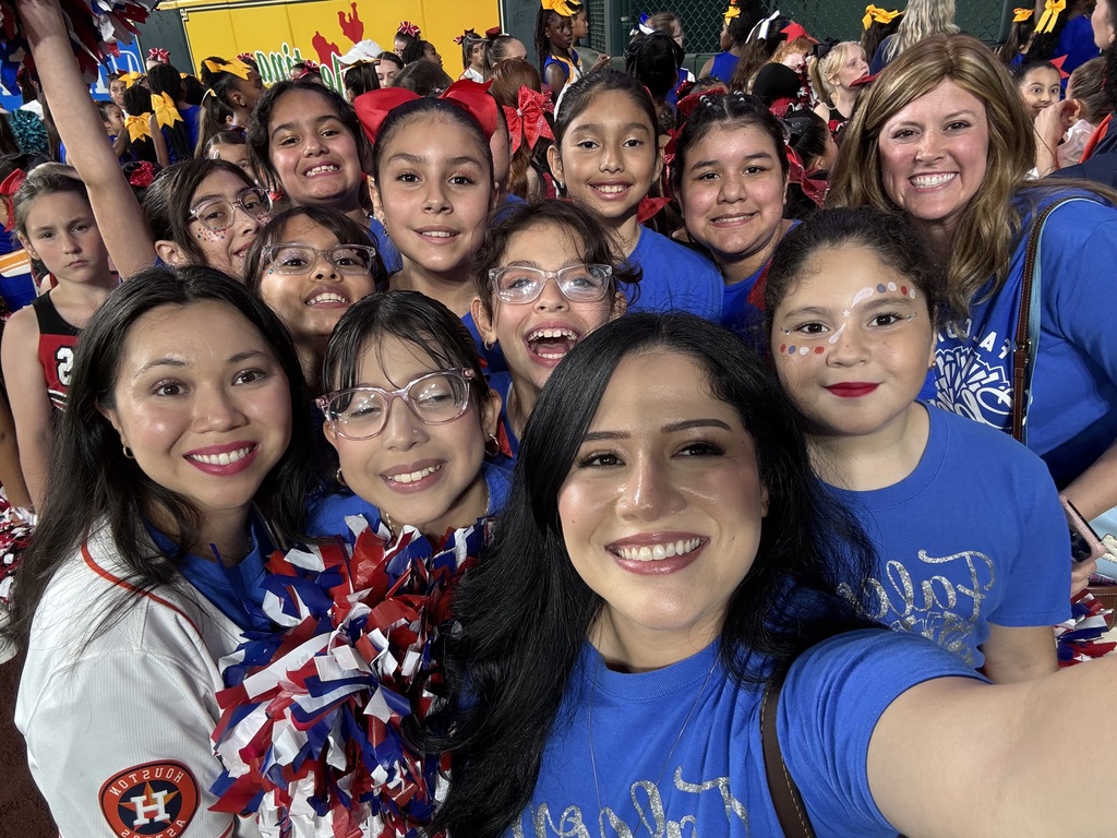 Our awesome Falcon Cheer Squad performed at the Astros game 