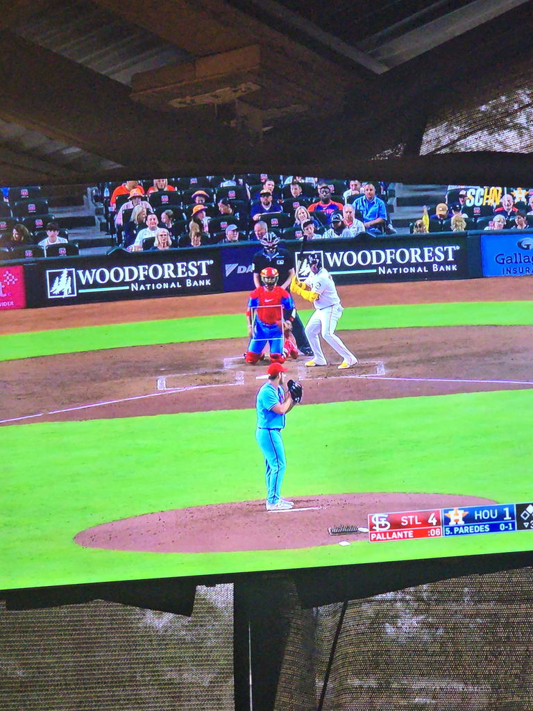 Our awesome Falcon Cheer Squad performed at the Astros game 