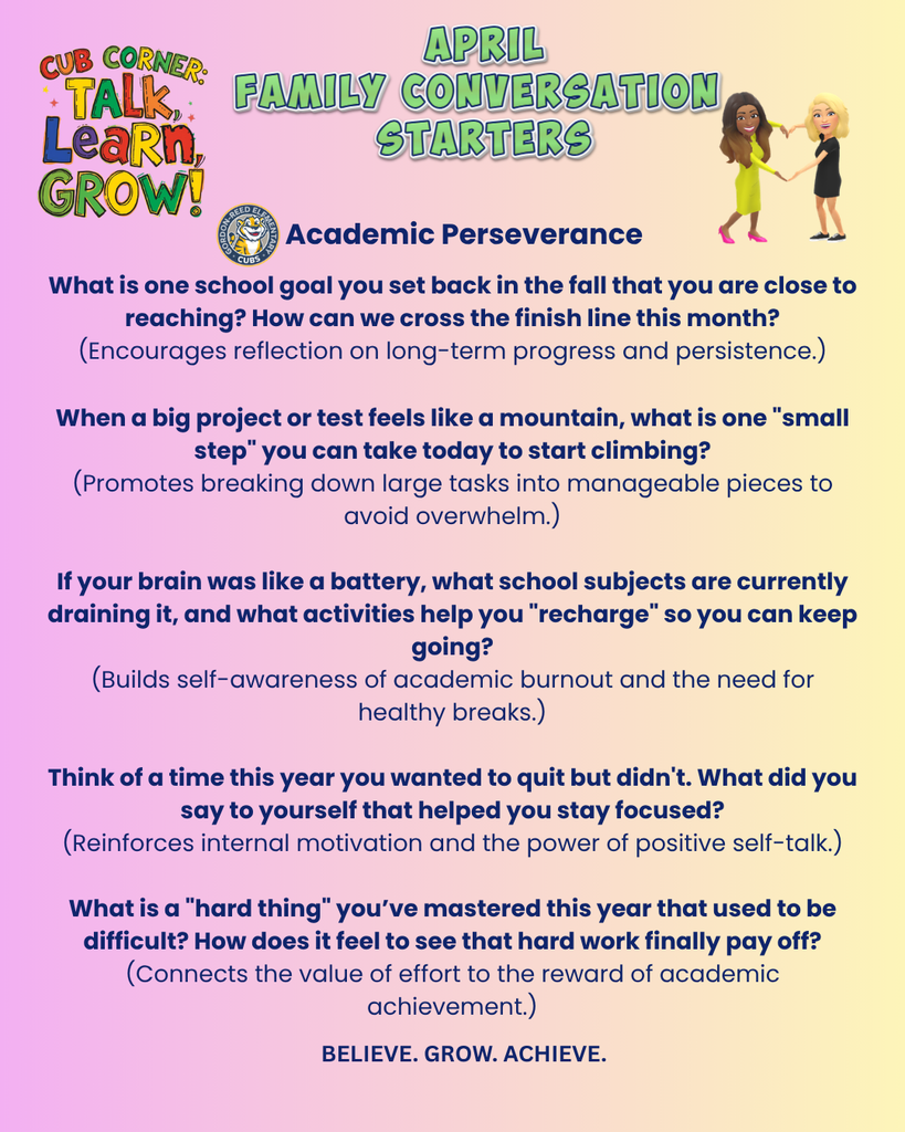 April Conversation Starters 