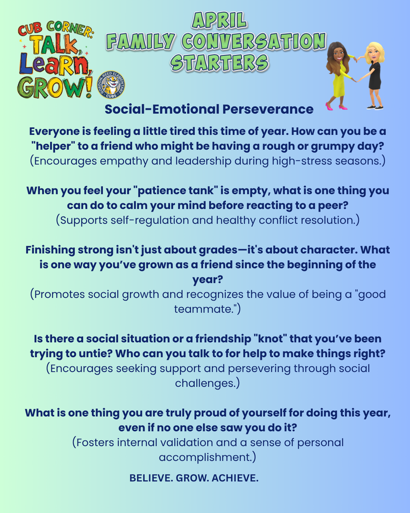 April Conversation Starters 