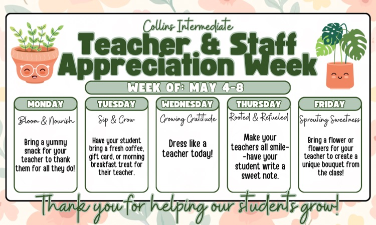 staff appreciation week