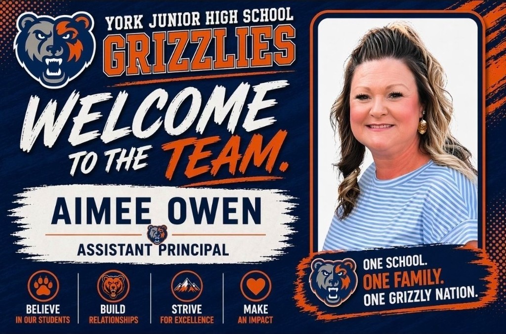 Aimee Owen, newest AP for York JH.