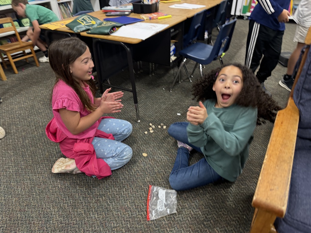 Students playing Jacks 1