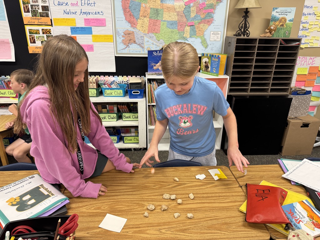 Students playing Jacks 4