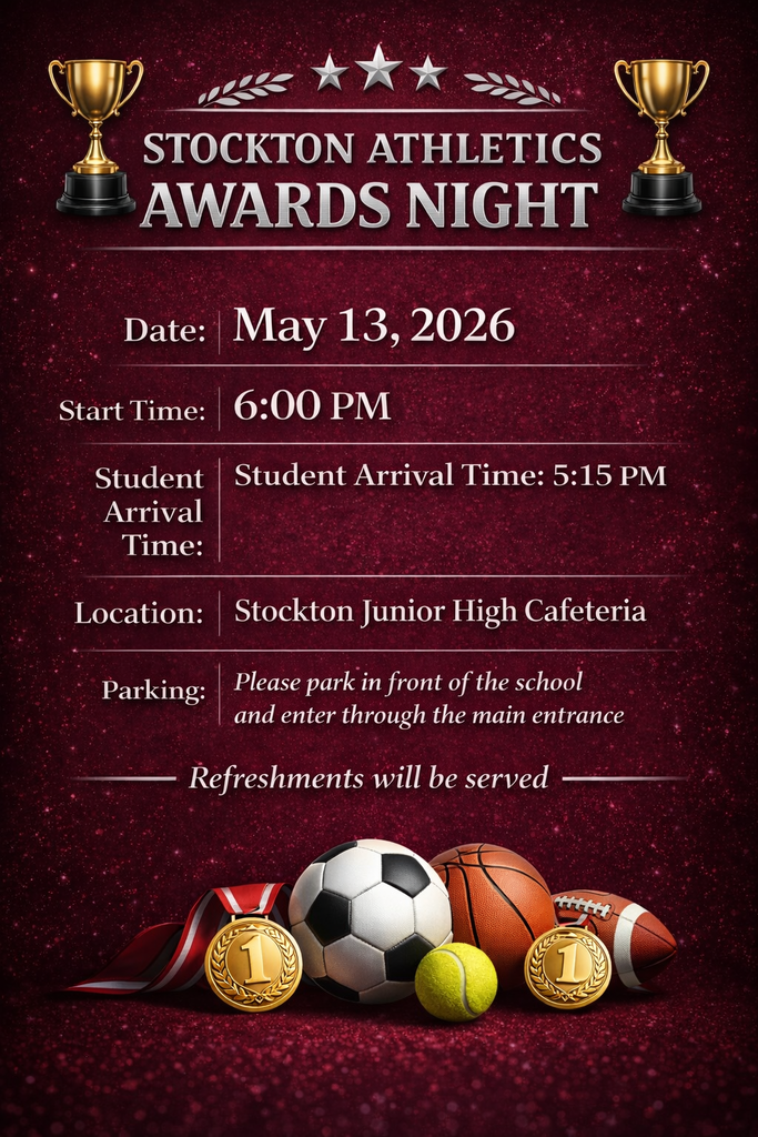 2026 Athletic Banquet Informational Flyer