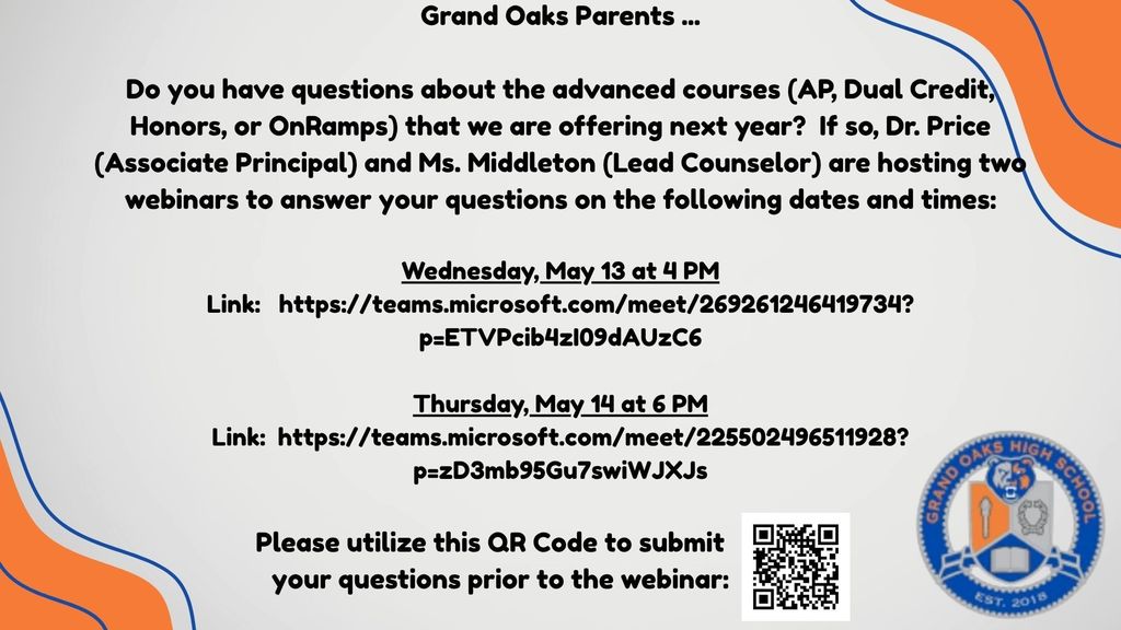 Advanced Courses Webinar