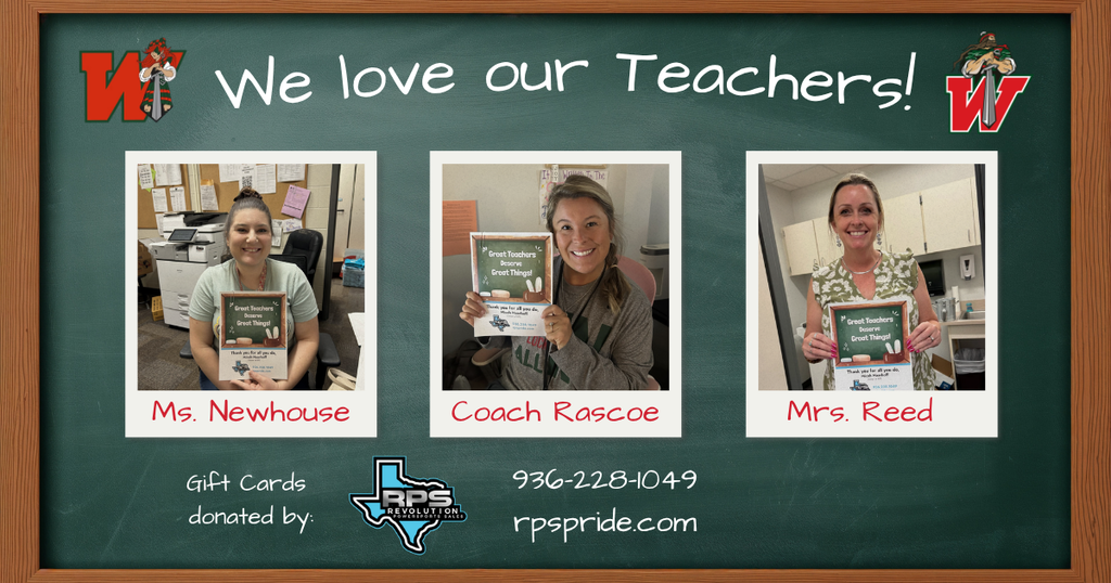 Day 4 of DECA's Teacher Appreciation Gift Card Giveaway is here, and seven more amazing teachers from our campus have been selected as today's winners!  DECA is proud to partner with Sean Meyers Insurance Services, Goodall Plumbing, and Revolution Powersports for today's giveaway three outstanding local businesses that believe in celebrating the educators who shape our community.  🏆 Congratulations to Today's Winners: ⭐ Ms. Newhouse ⭐ Coach Rascoe ⭐ Mrs. Reed ⭐ Coach Wade ⭐ Mrs. Schnelle ⭐ Mrs. Davies ⭐ Coach Handley