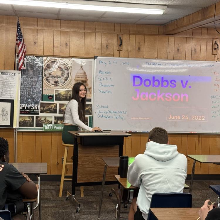 Here is blurb: Mr. Estrada’s Honors government classes dressed for success when presenting their end of year landmark Supreme Court cases. 