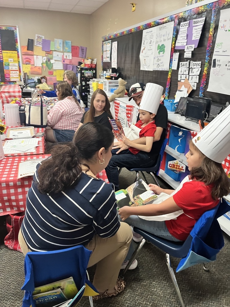 Students reading in Mrs. Burk's class