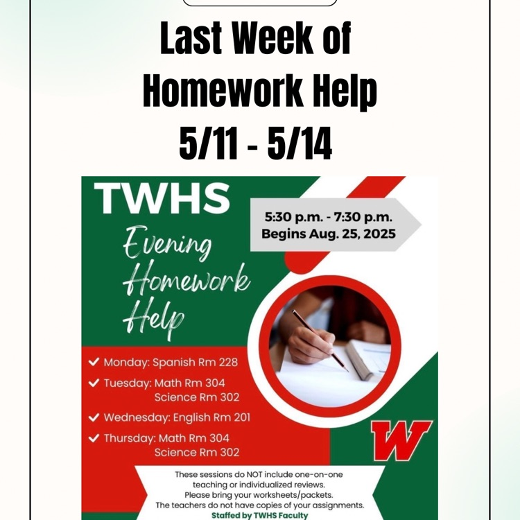 last week of homework help  