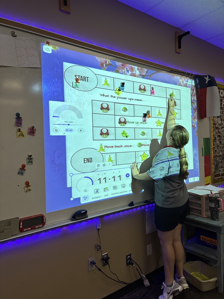 Studying for finals Mario Kart style in Mrs. Speer’s class!