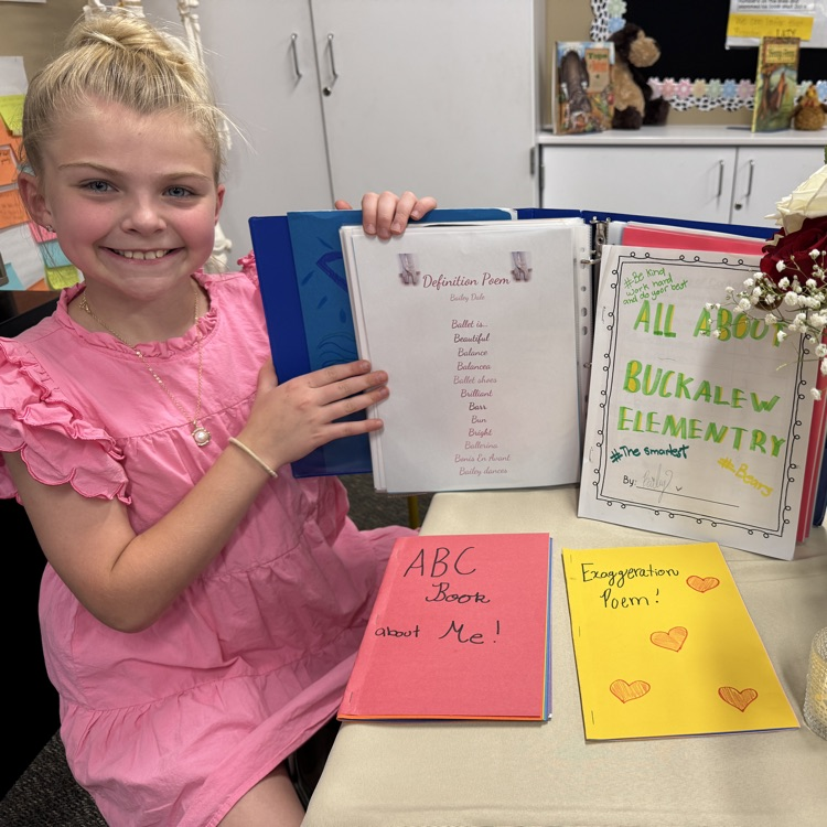 girl with writing binder