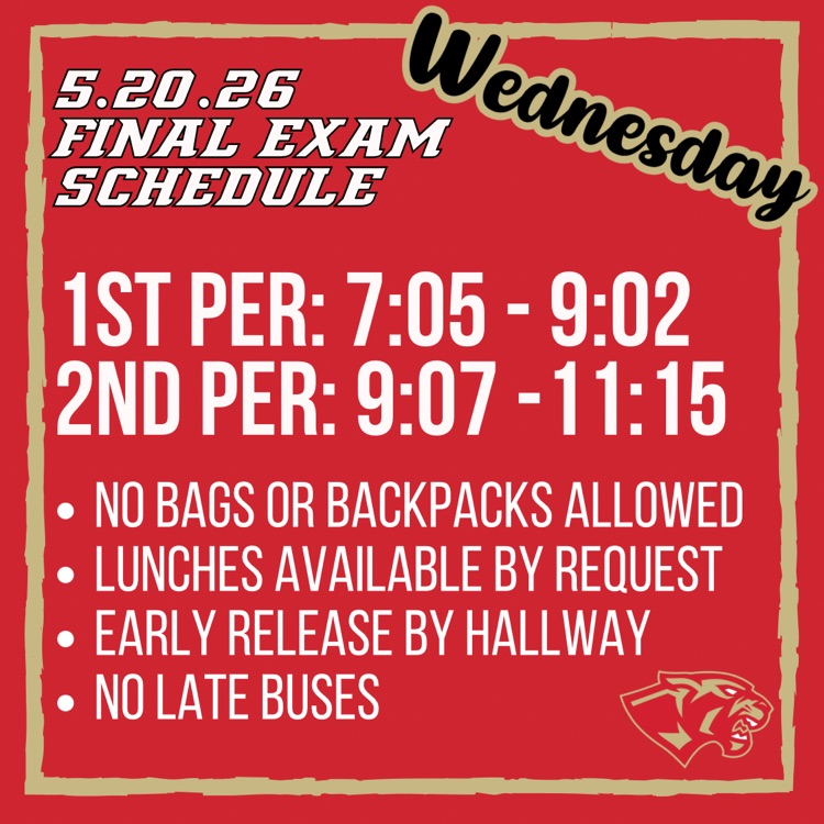 final exam schedule