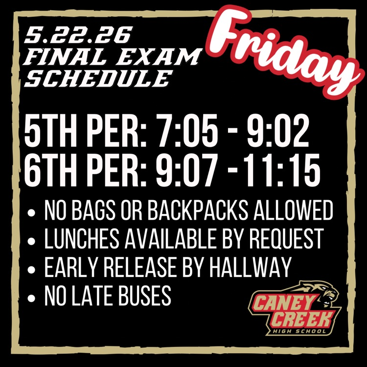 final exam schedule