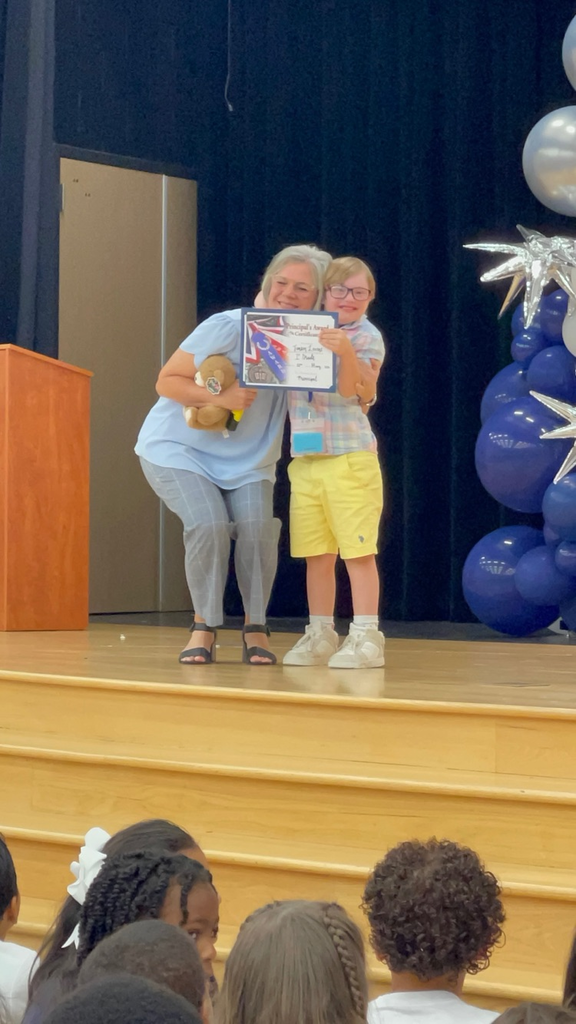 1st grade Principal award winner: Jensen Levine