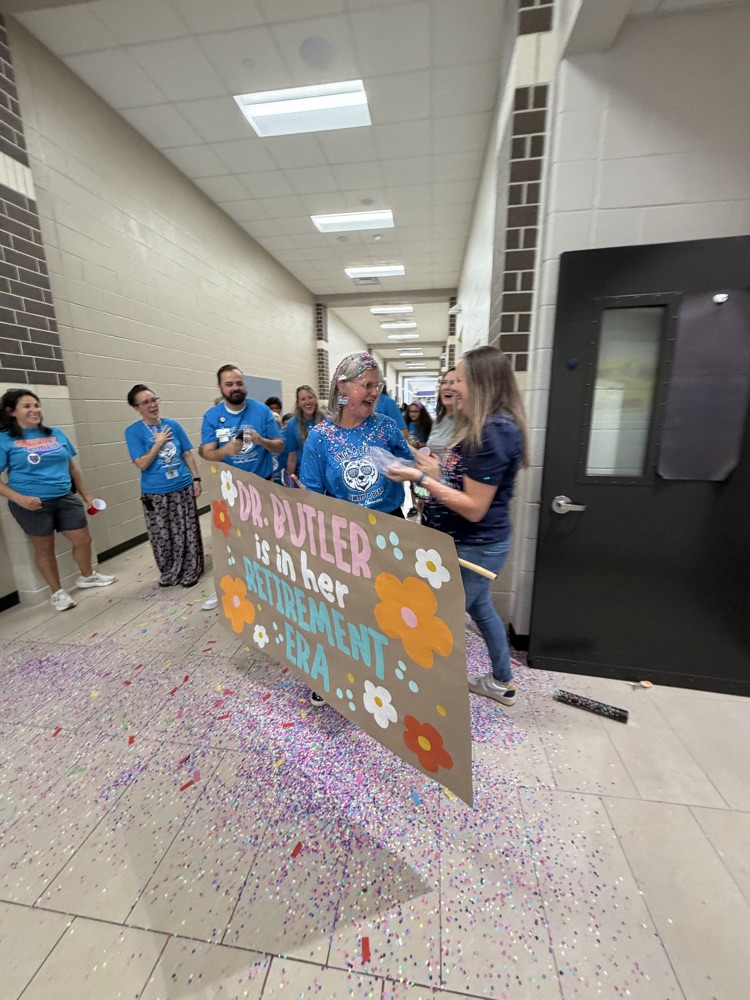 Confetti for Dr. Butler