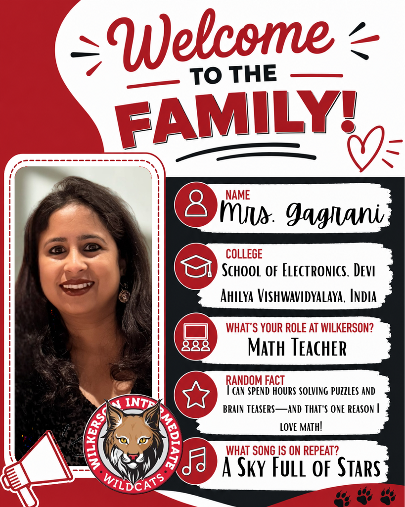 Welcome Ms. Gagrani