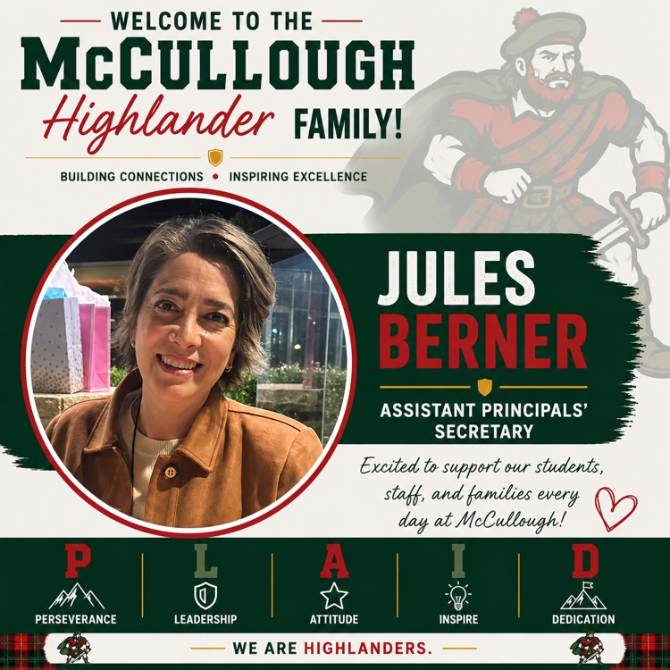 Welcome to McCullough ♥️Highlanders