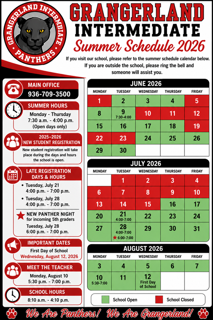 Summer hours
