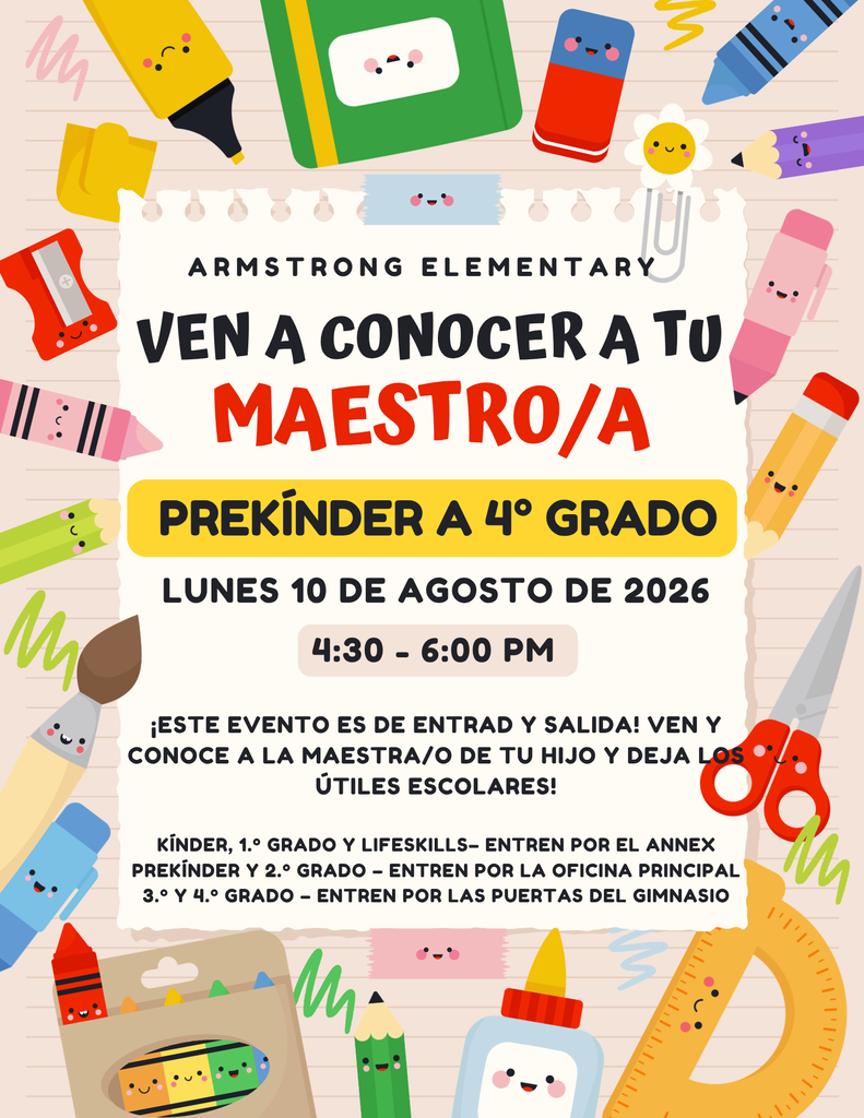 Meet the Teacher Spanish