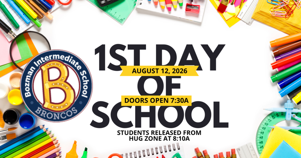 1st day of school