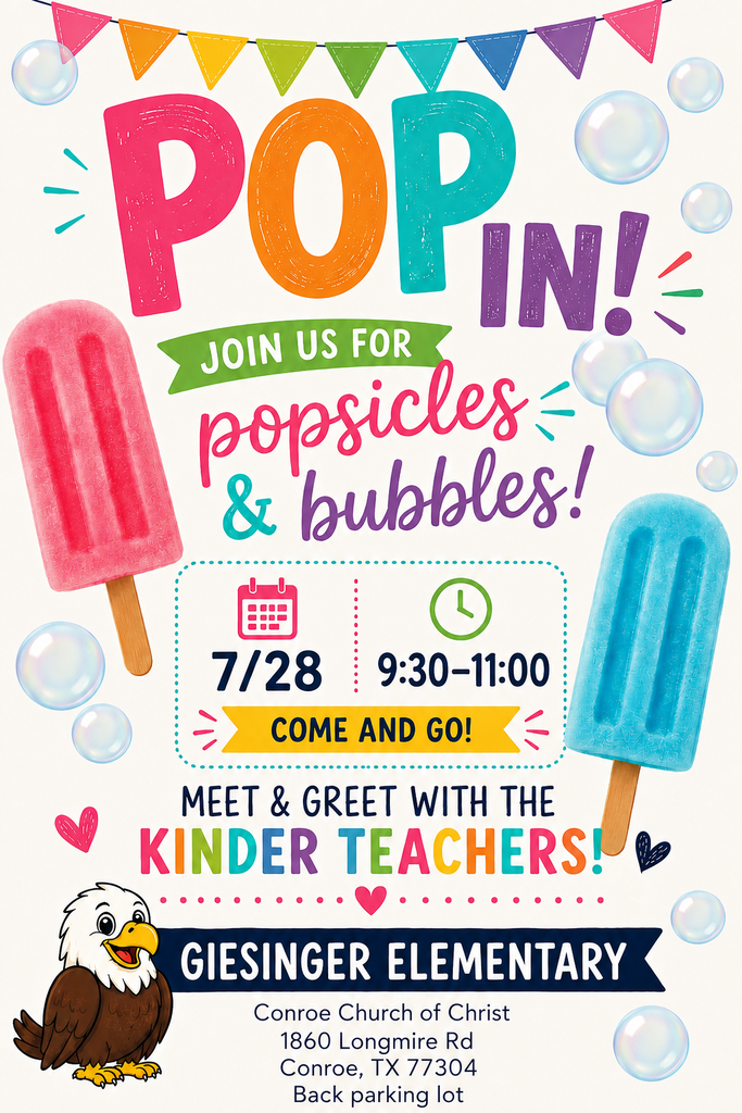 pop in for kindergarten