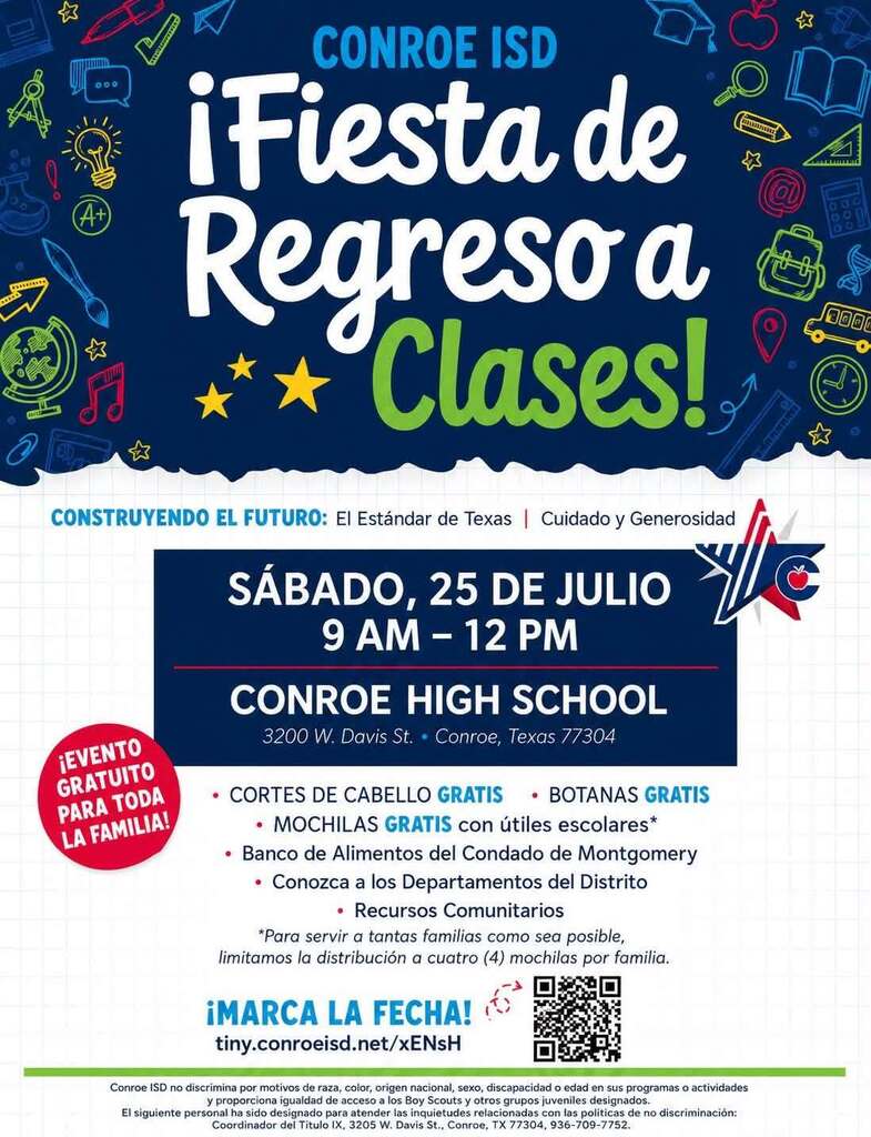 Back to School Bash Flyer Spanish