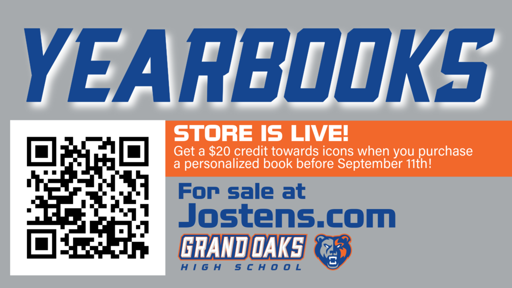 Yearbook store is live. Buy a book at http://tiny.conroeisd.net/4Rp4Z 