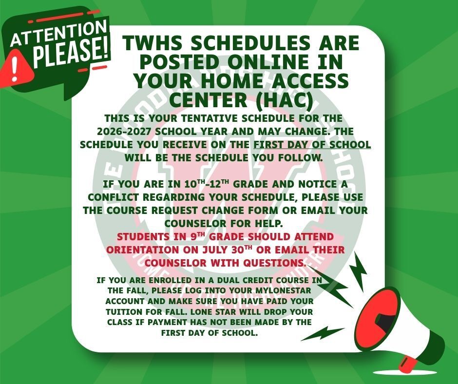Schedules
