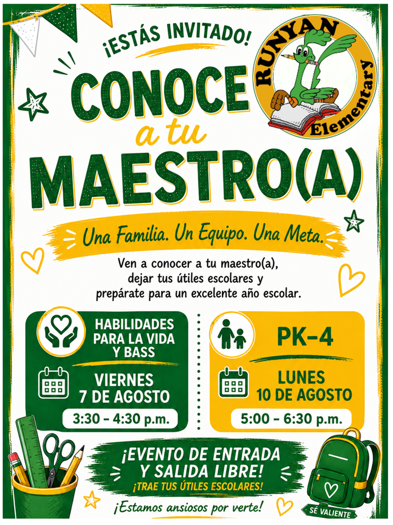 Conoce a tu Maestro(a)