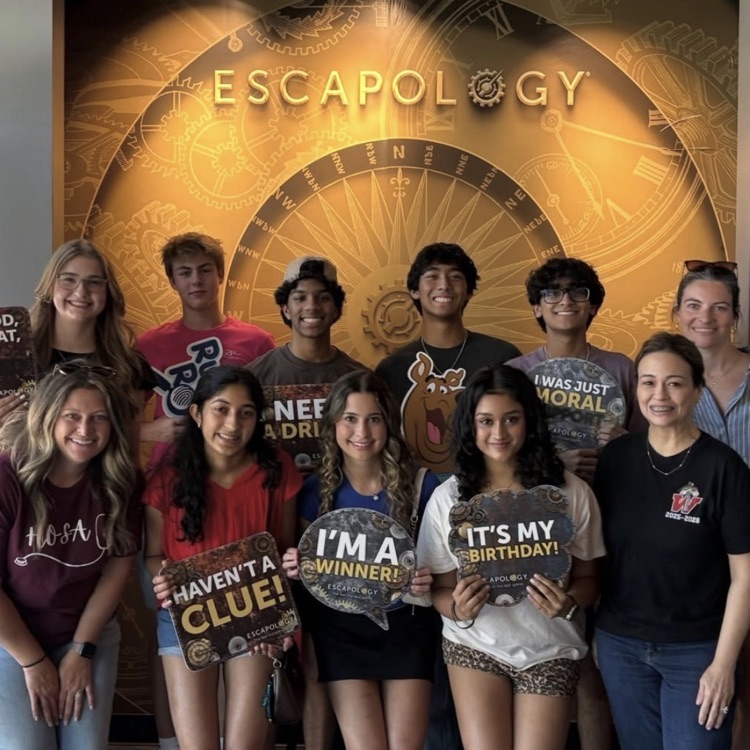 Our 2026-2027 HOSA officers showcased their team-building skills by escaping "Antidote" at Escapology! Great work, officers 🙂