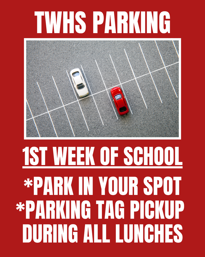 Parking first week of school