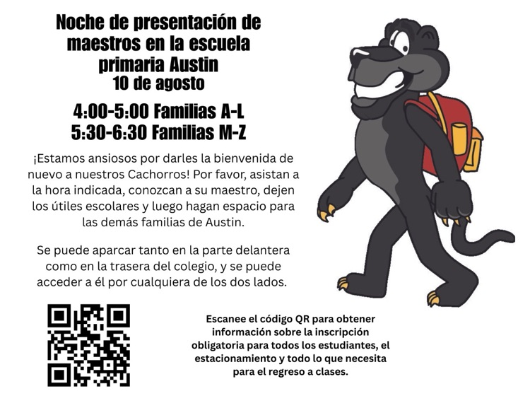 meet the teacher Spanish 