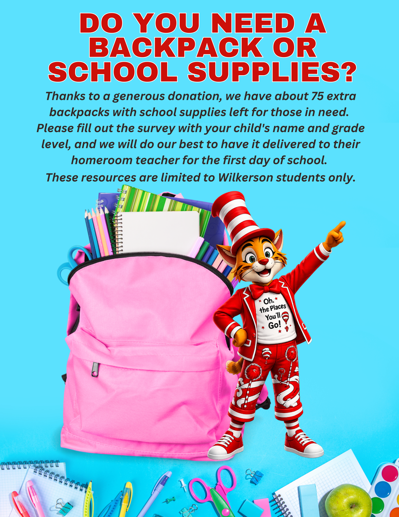 Backpack Help Flyer