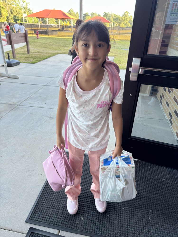 4th grader back at school 