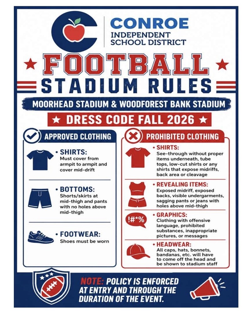 Football stadium Rules