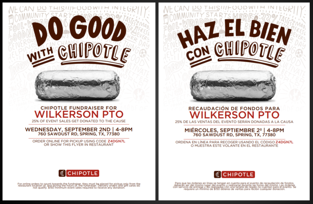 Chipotle Flyer