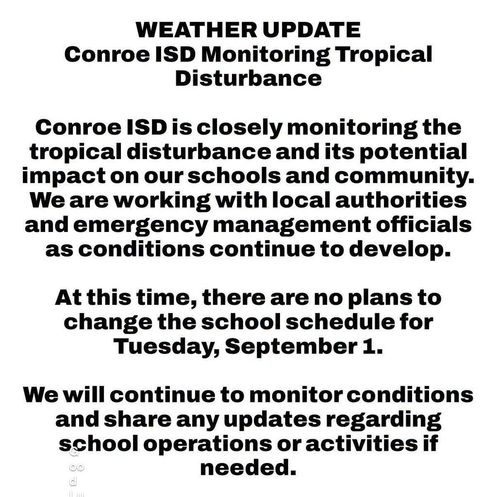 Weather Update Message
