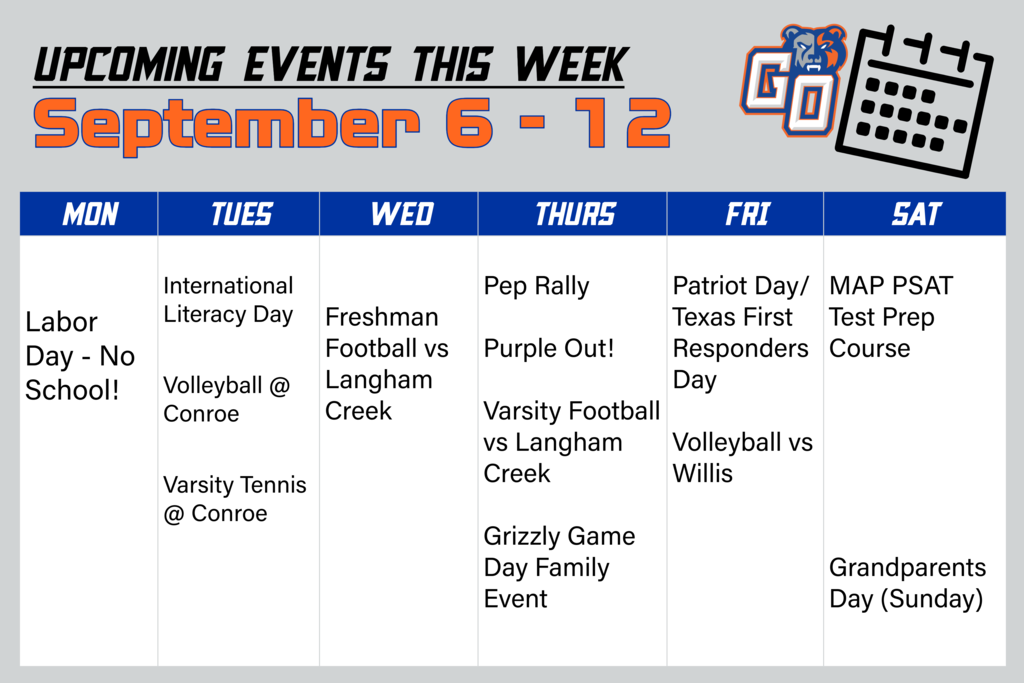 september 6-12 calendar