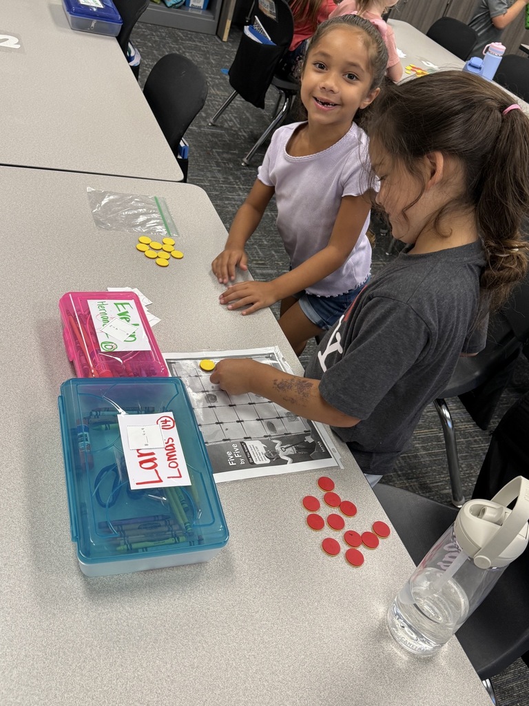 students in math stations