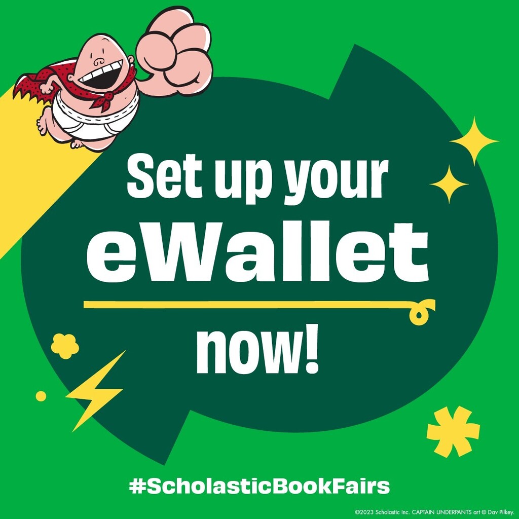 set up e-wallet for book fair